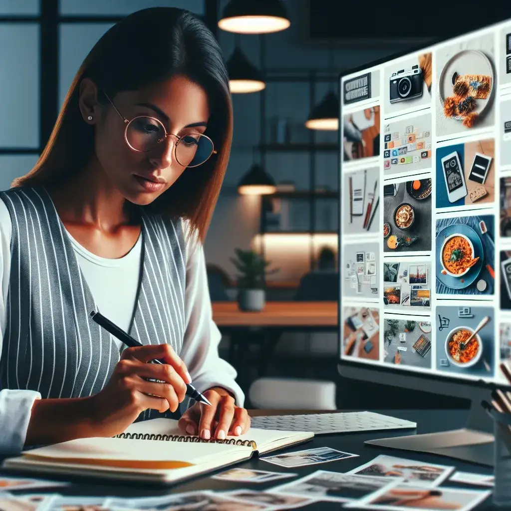 "Content creators analyzing various thumbnail designs on a computer screen to determine the most effective visuals for audience engagement, featured in 'Best Ways to Test Thumbnails Before Uploading: A Complete Guide for Content Creators'."